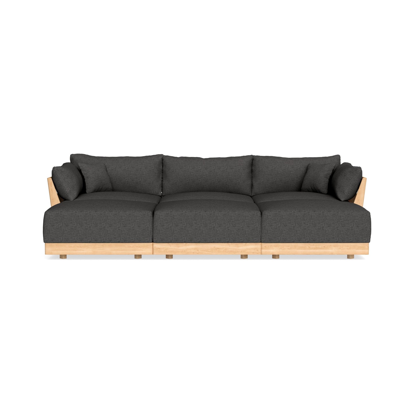 Slipcover Only - Modular Bondi 3-Seater Daybed Sofa Sectional in Graphite