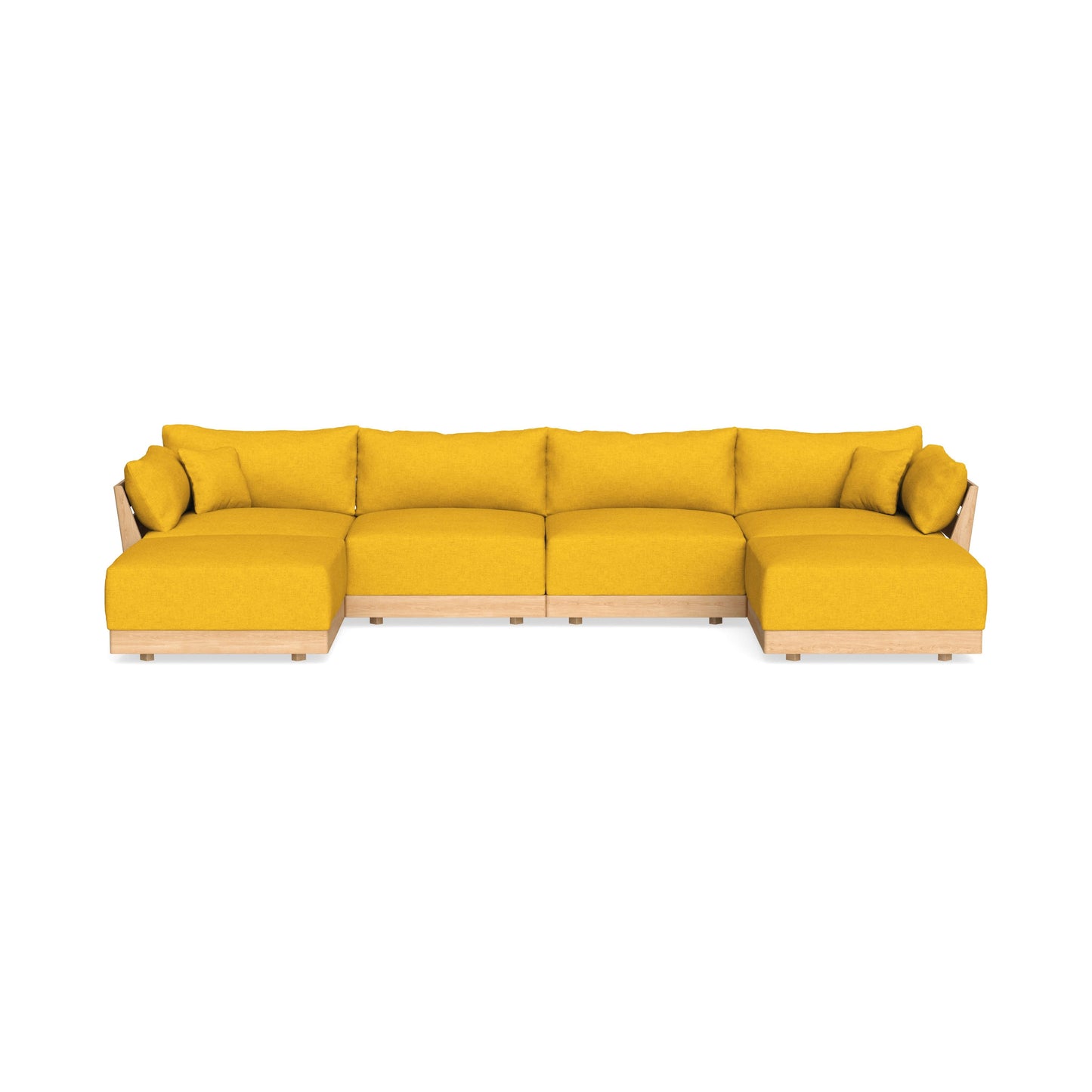 Slipcover Only - Modular Bondi 4-Seater U-Sectional in Sunflower