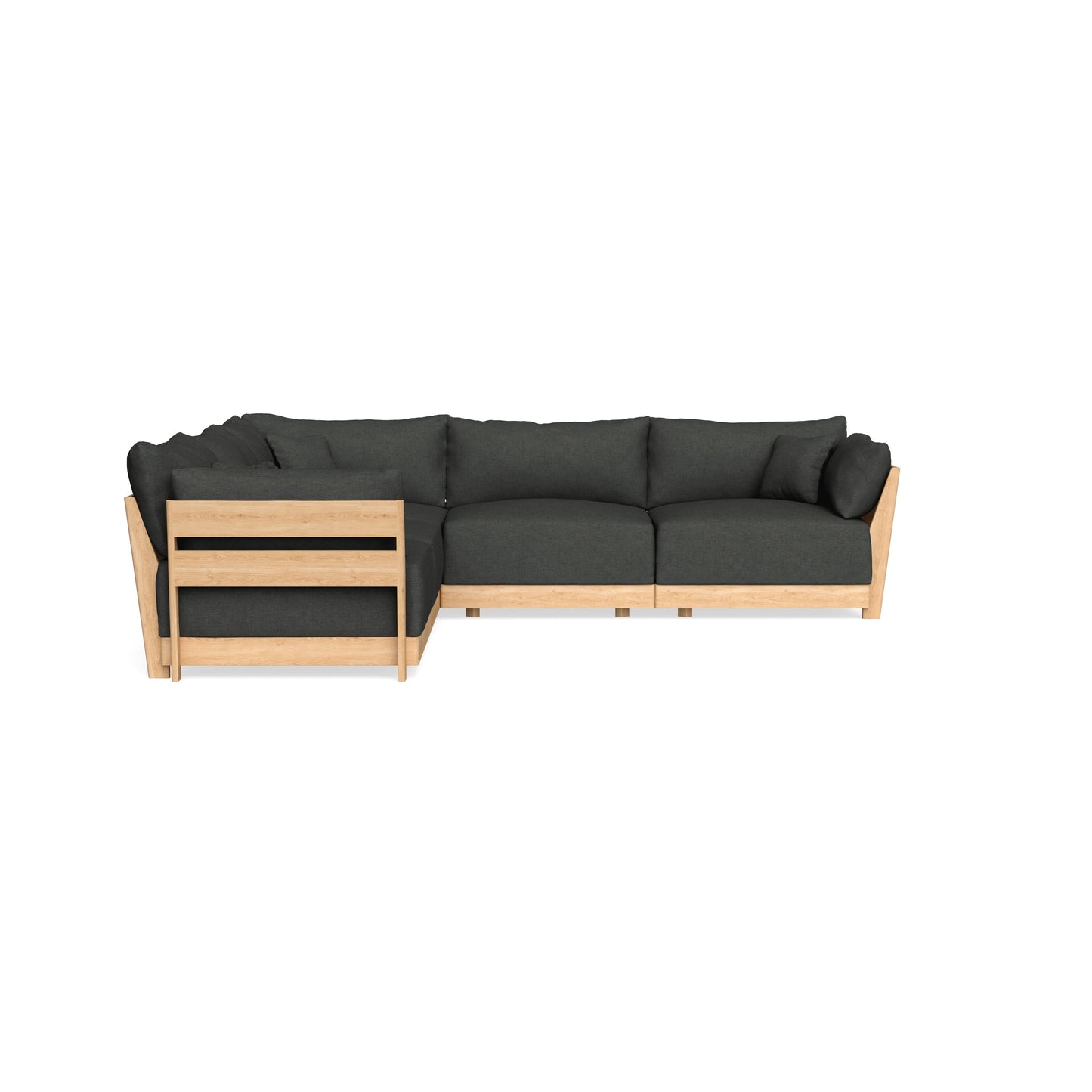 Slipcover Only - Modular Bondi 5-Seater Corner Sectional in Raven Gray