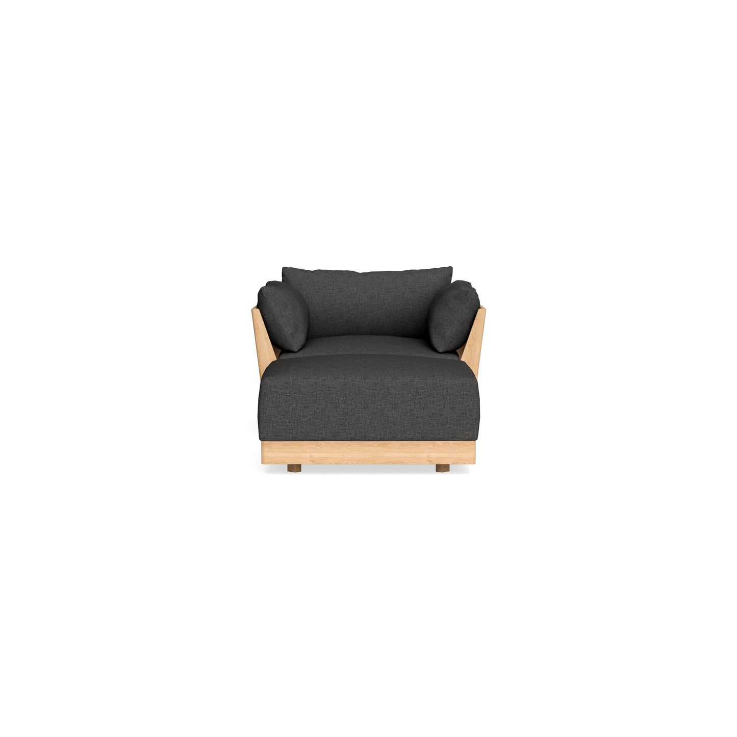 Slipcover Only - Modular Bondi Armchair + Ottoman in Graphite