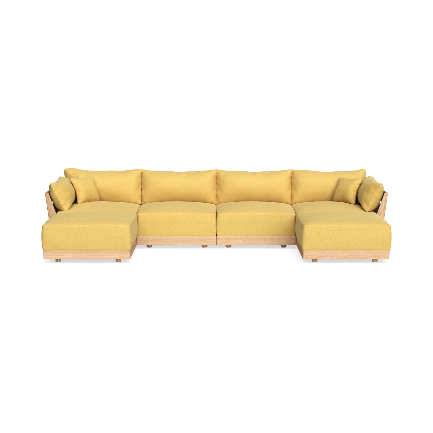 Slipcover Only - Modular Bondi 4-Seater U-Sectional in Goldenrod