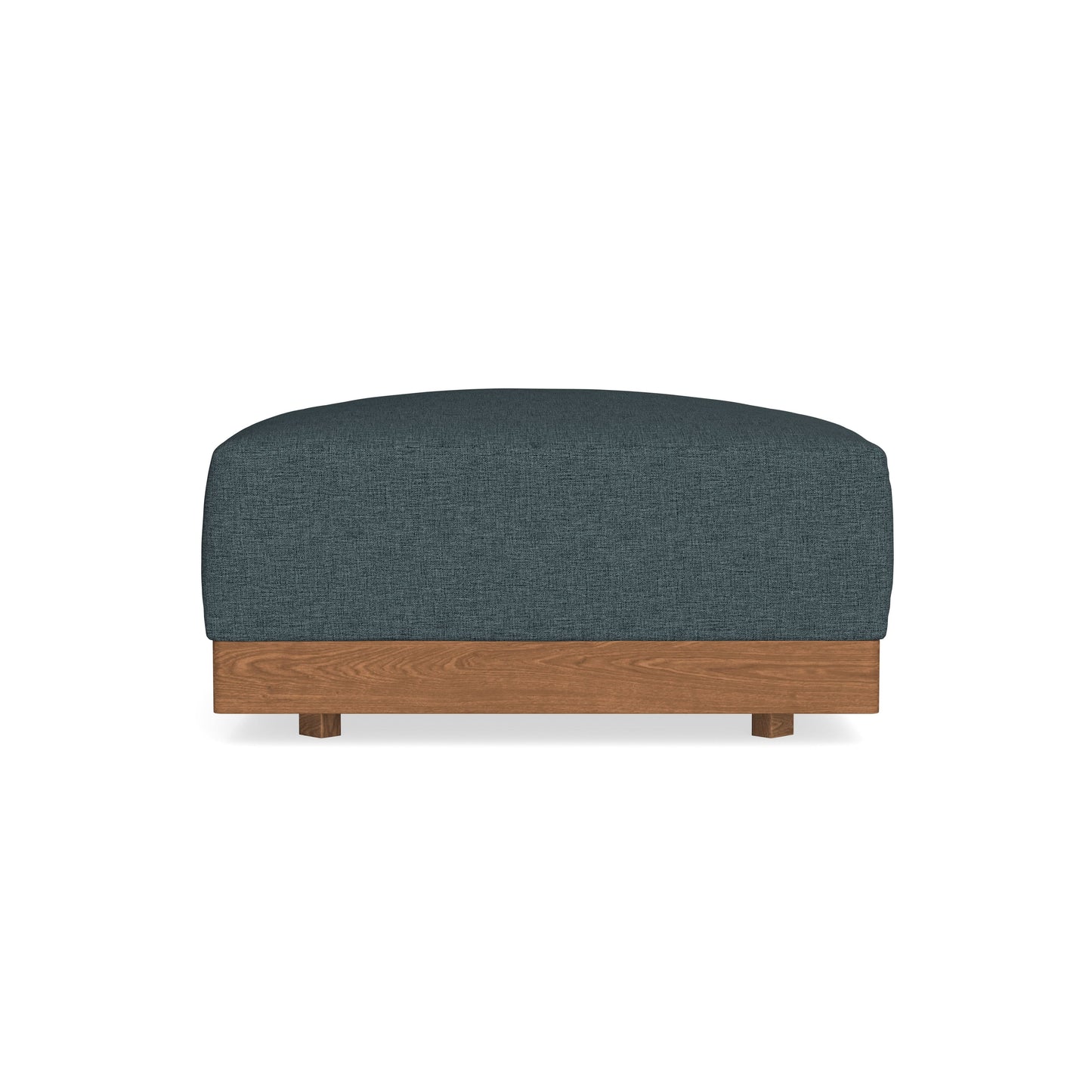 Modular Bondi Espresso Ottoman in Ocean Gray | Classic Blend
