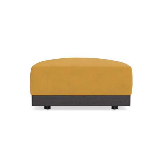 Modular Bondi Black Ottoman in Honey | Memory Foam Blend