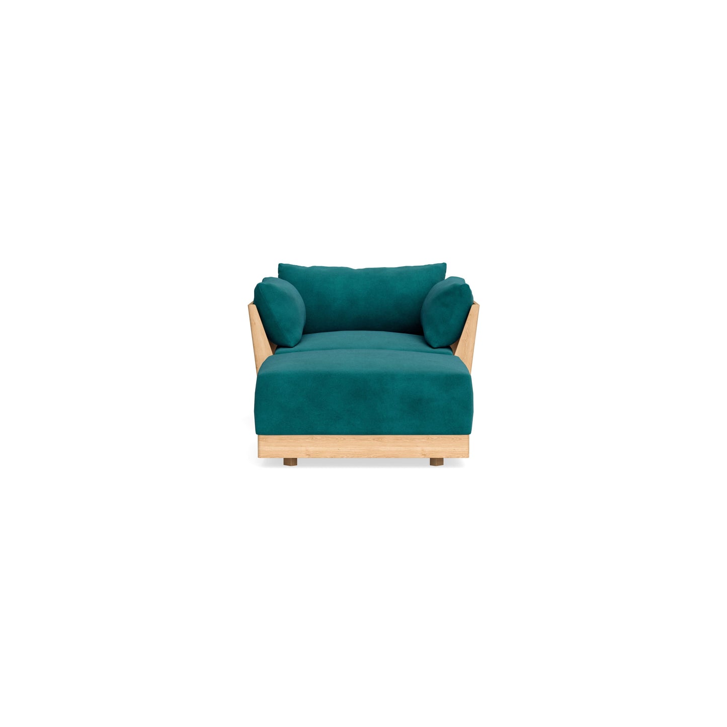 Slipcover Only - Modular Bondi Armchair + Ottoman in Peacock