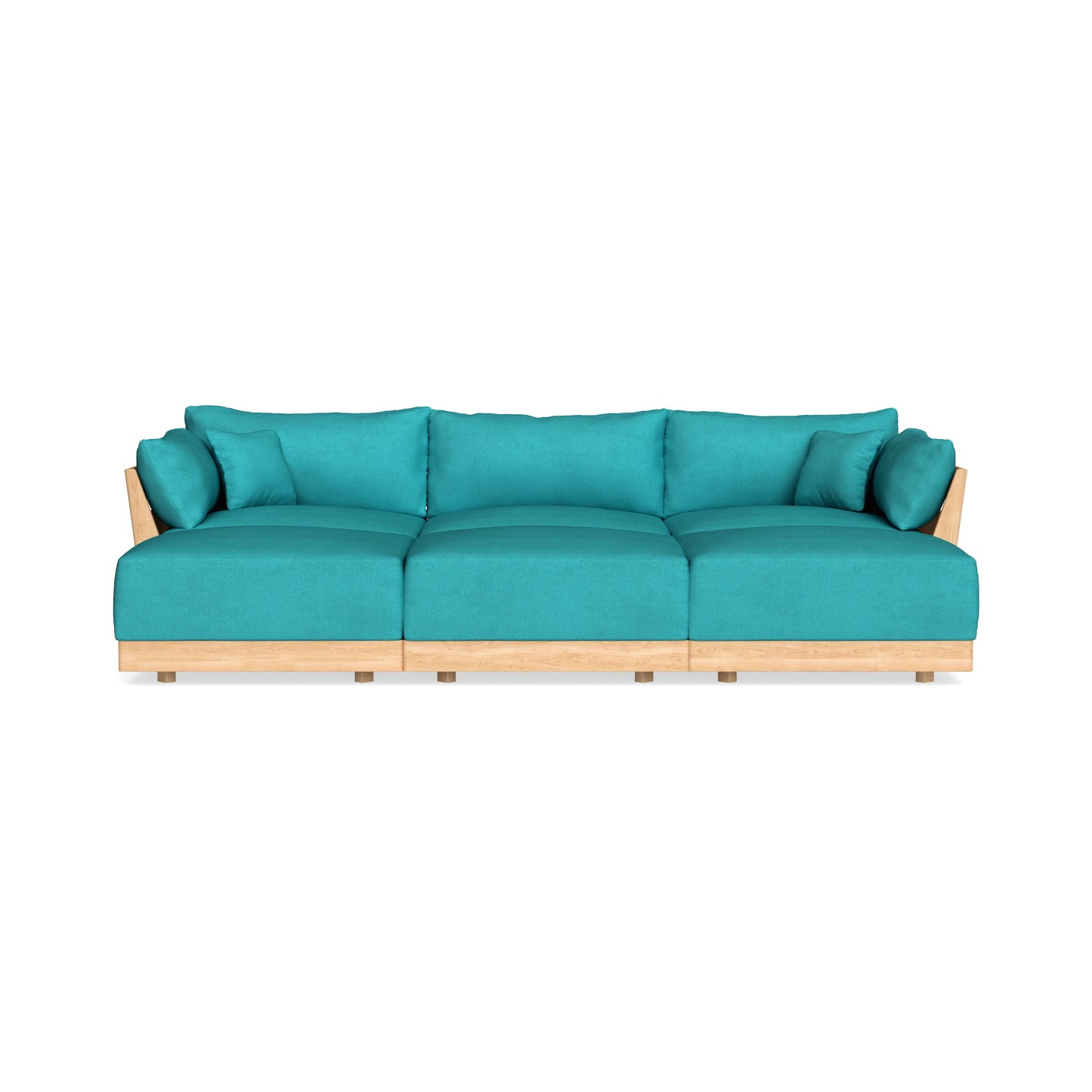 Slipcover Only - Modular Bondi 3-Seater Daybed Sofa Sectional in Pool