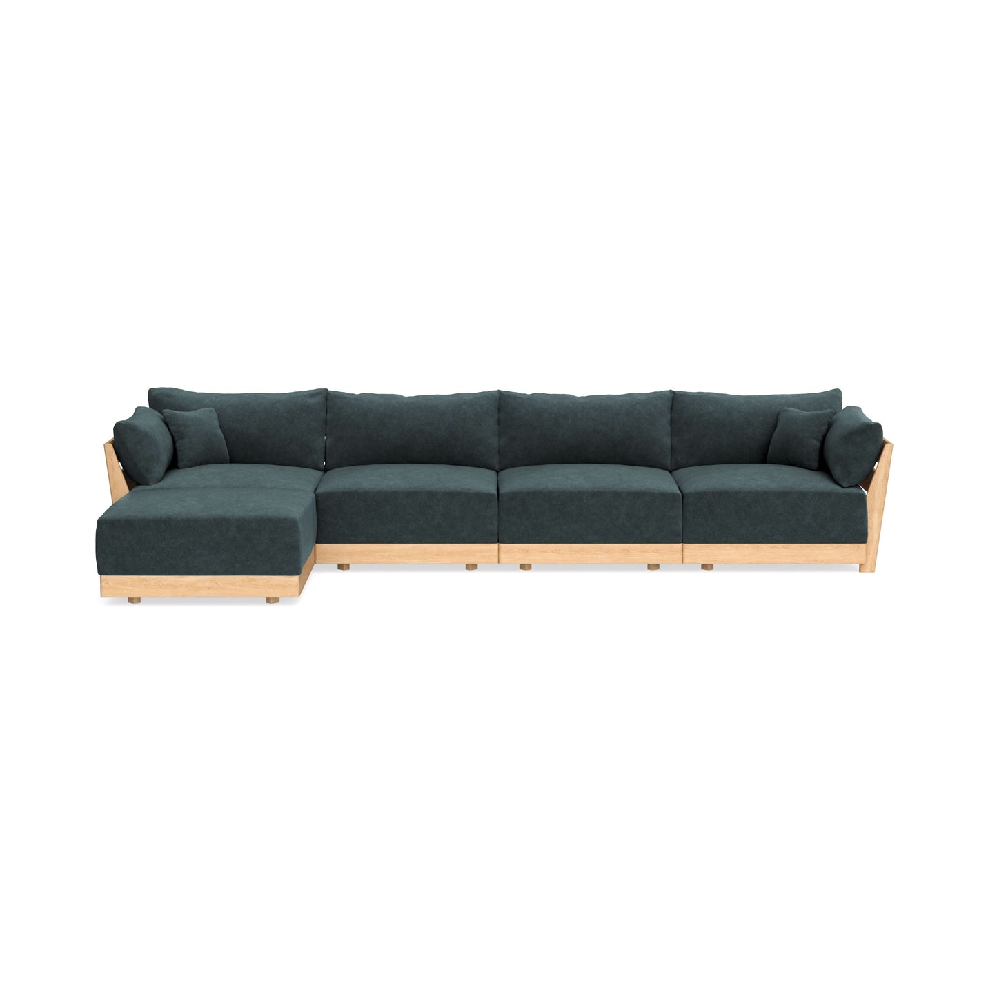 Slipcover Only - Modular Bondi 4-Seater Sectional in Nightfall