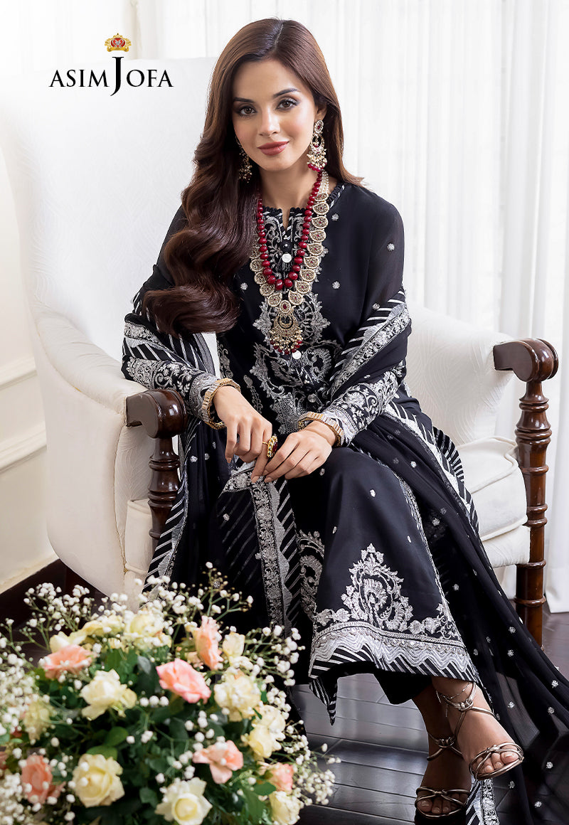 AJJM-01 EMBROIDERED PAPER COTTON 3 PCS