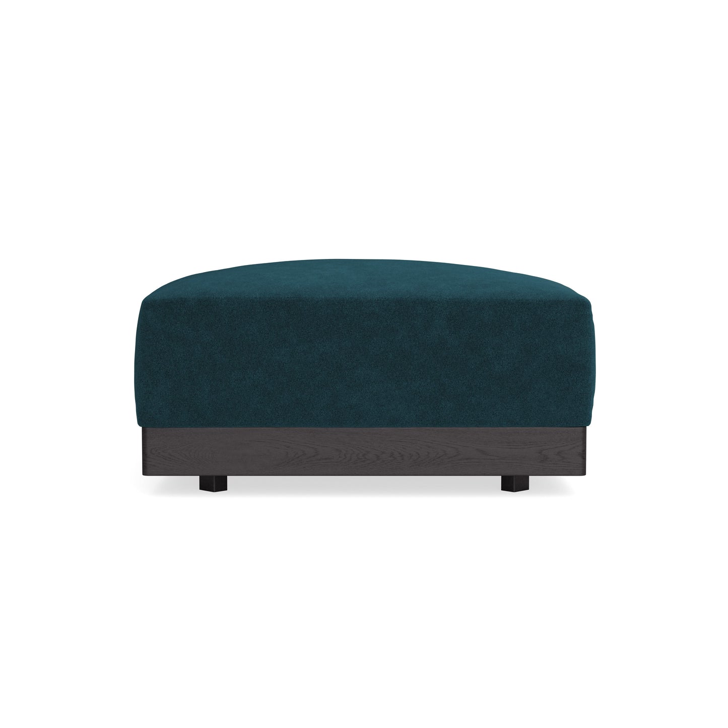 Modular Bondi Black Ottoman in Indigo | Classic Blend