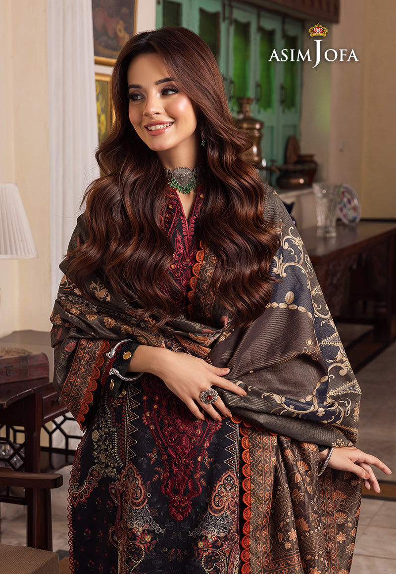 AJRW-10 EMBROIDERED SLUB 3 PCS