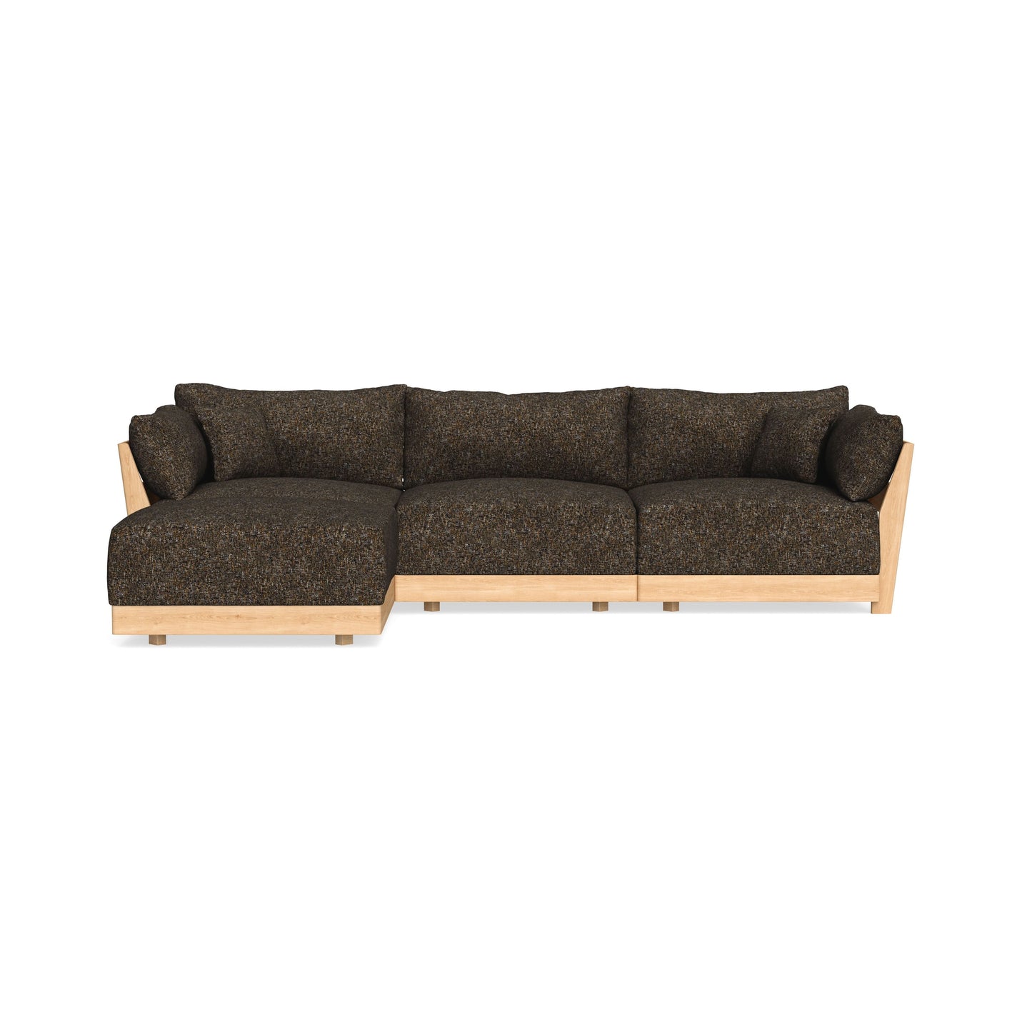 Modular Bondi Latte 3-Seater Sectional in Phantom | Classic Blend