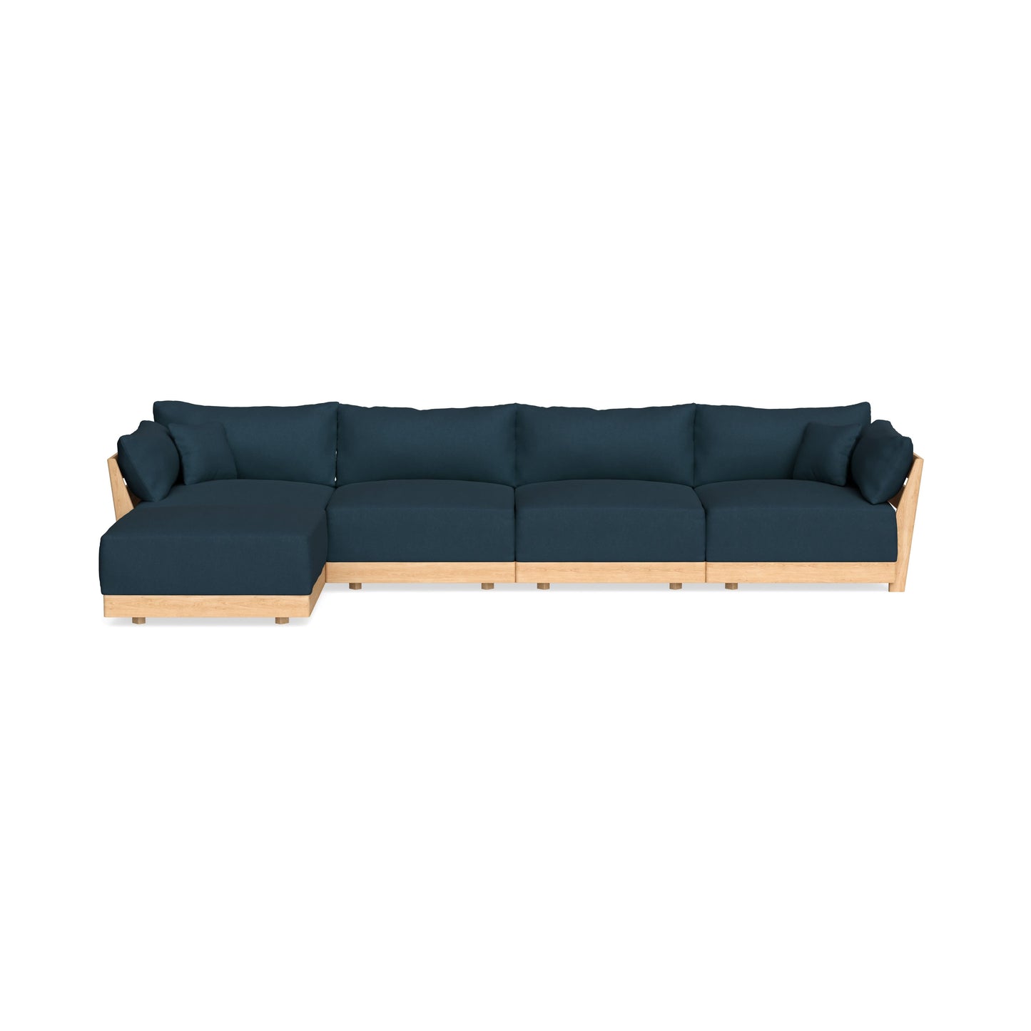 Slipcover Only - Modular Bondi 4-Seater Sectional in Navy Blue