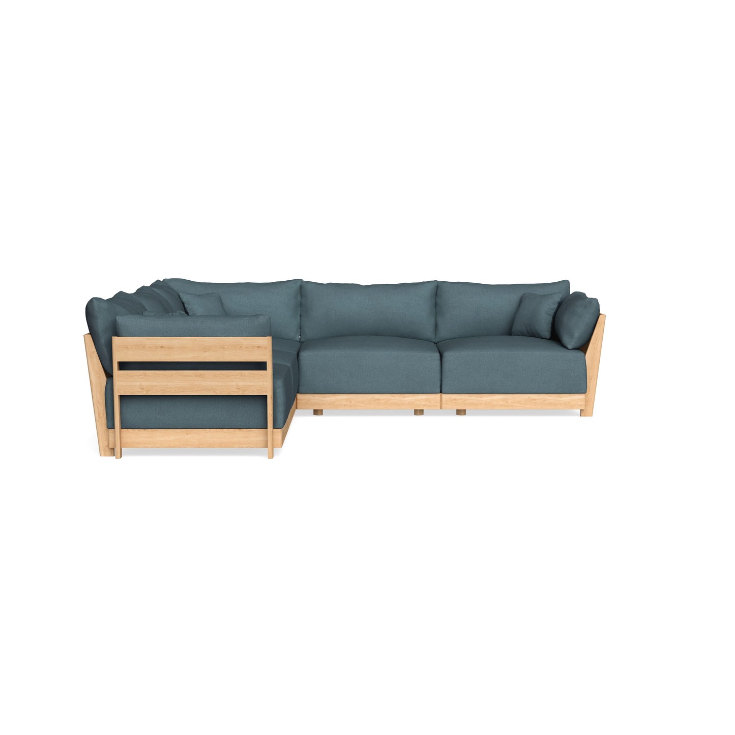 Slipcover Only - Modular Bondi 5-Seater Corner Sectional in Slate Blue
