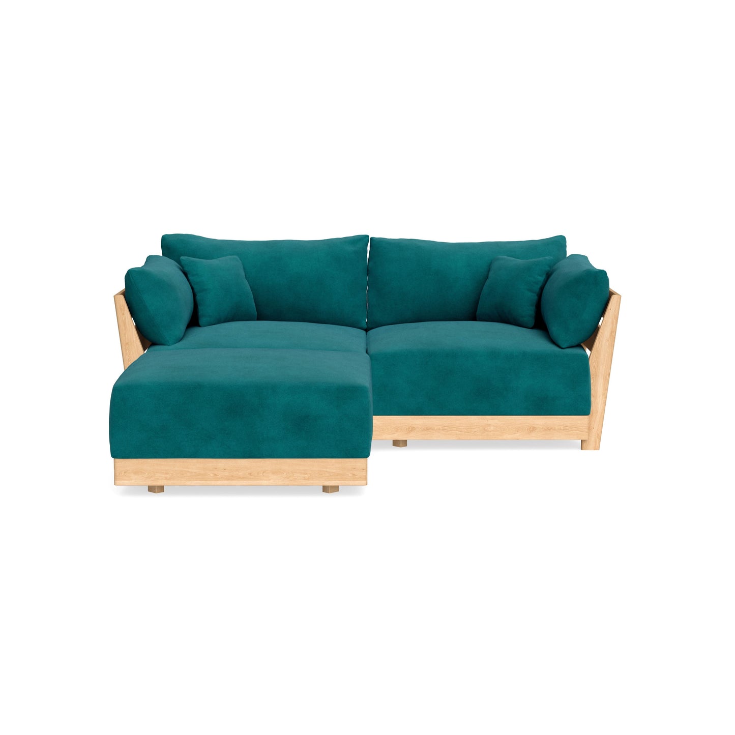 Slipcover Only - Modular Bondi 2-Seater Sectional in Peacock