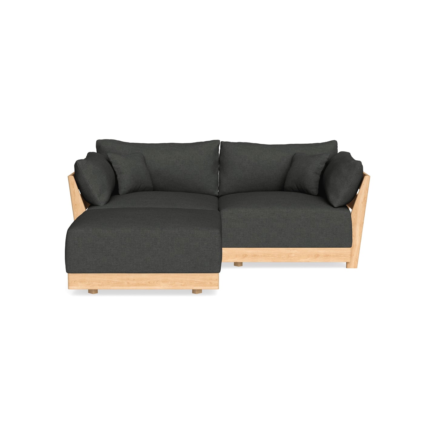 Slipcover Only - Modular Bondi 2-Seater Sectional in Raven Gray
