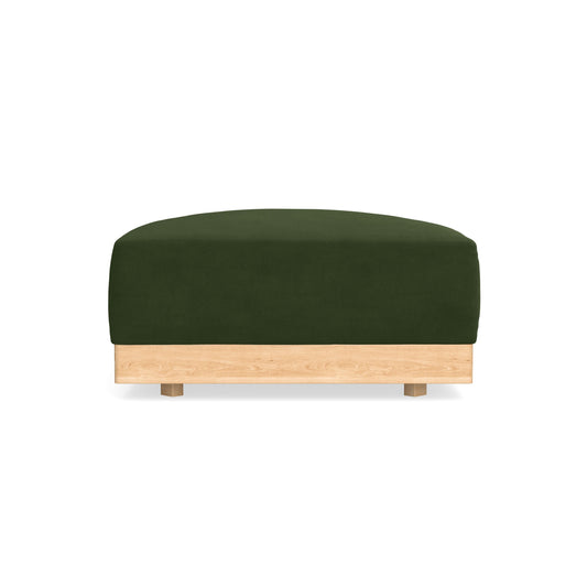 Modular Bondi Latte Ottoman in Tuscan Green | Classic Blend