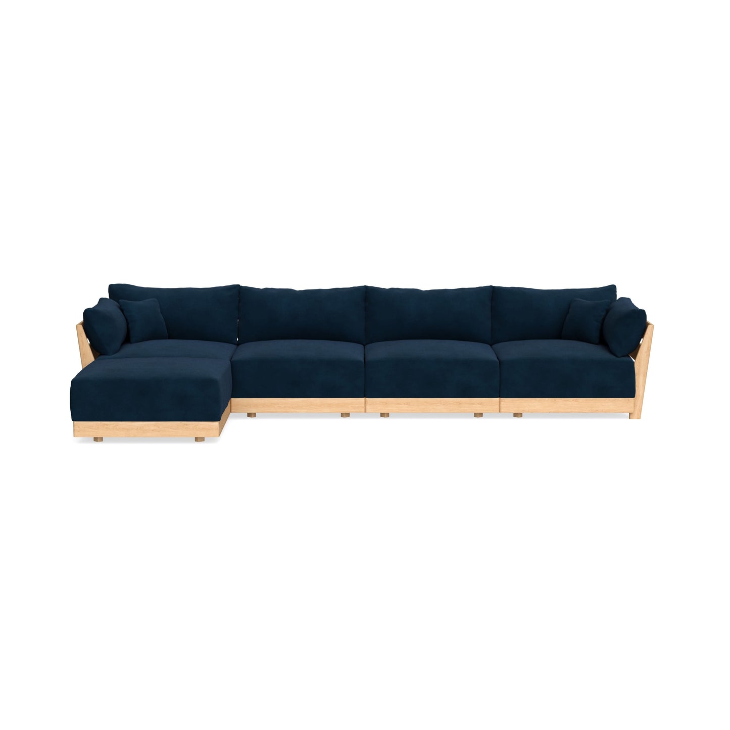 Slipcover Only - Modular Bondi 4-Seater Sectional in Royal Blue
