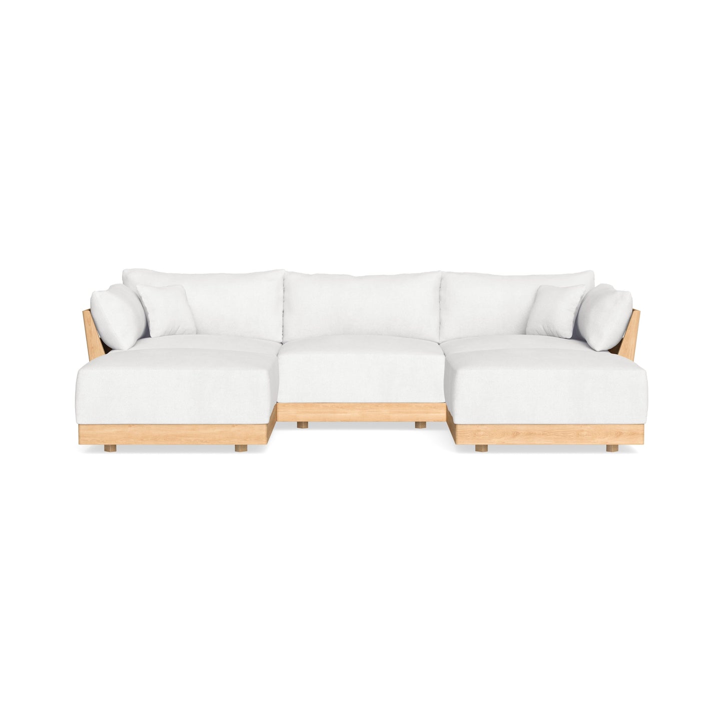 Slipcover Only - Modular Bondi 3-Seater U-Sectional in Snow