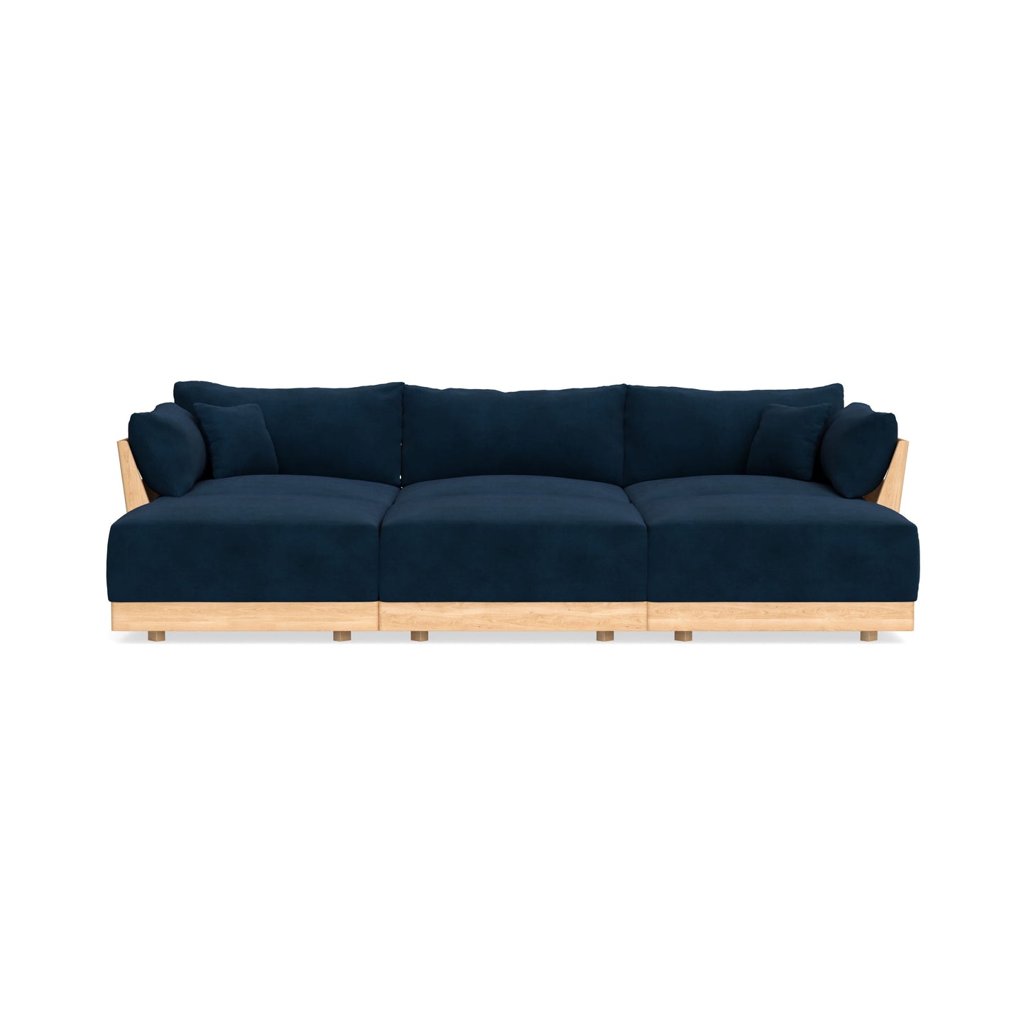 Slipcover Only - Modular Bondi 3-Seater Daybed Sofa Sectional in Royal Blue