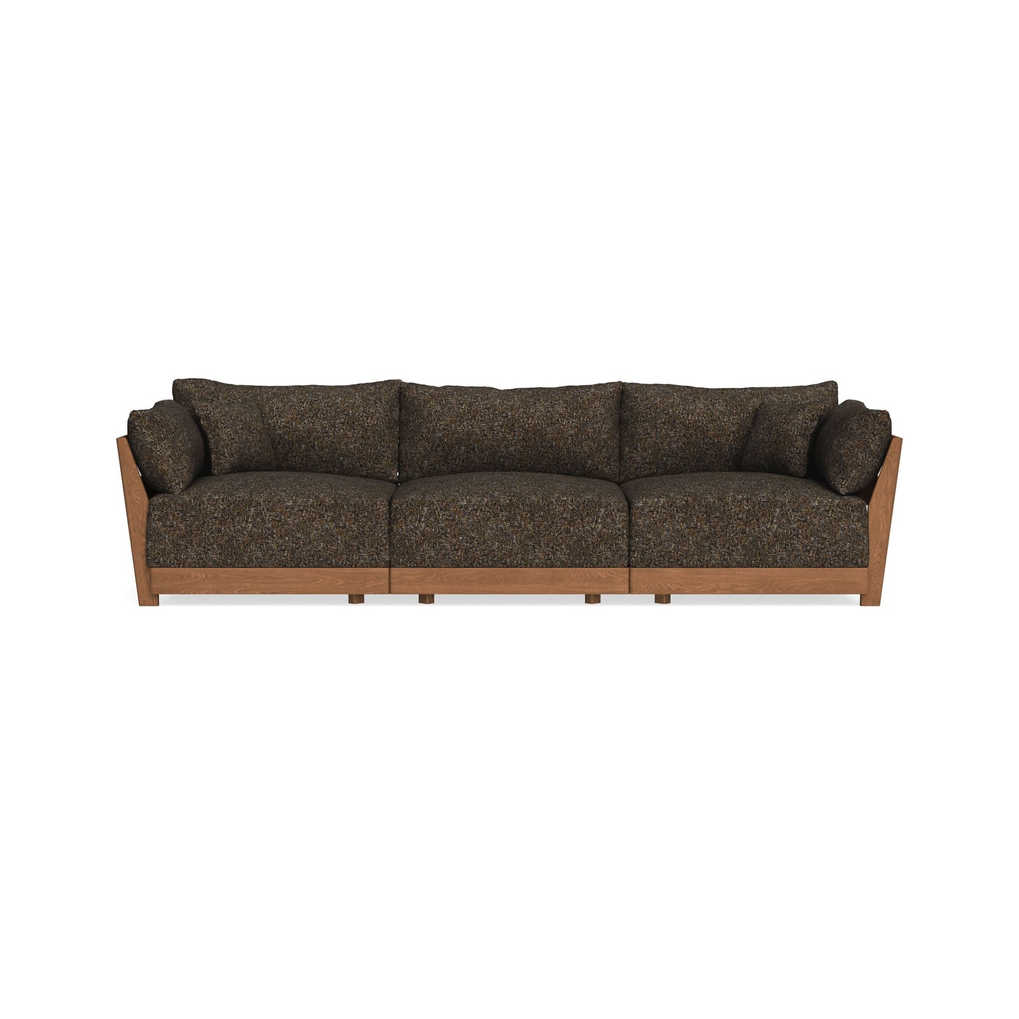 Modular Bondi Espresso 3-Seater Sofa in Phantom | Memory Foam Blend