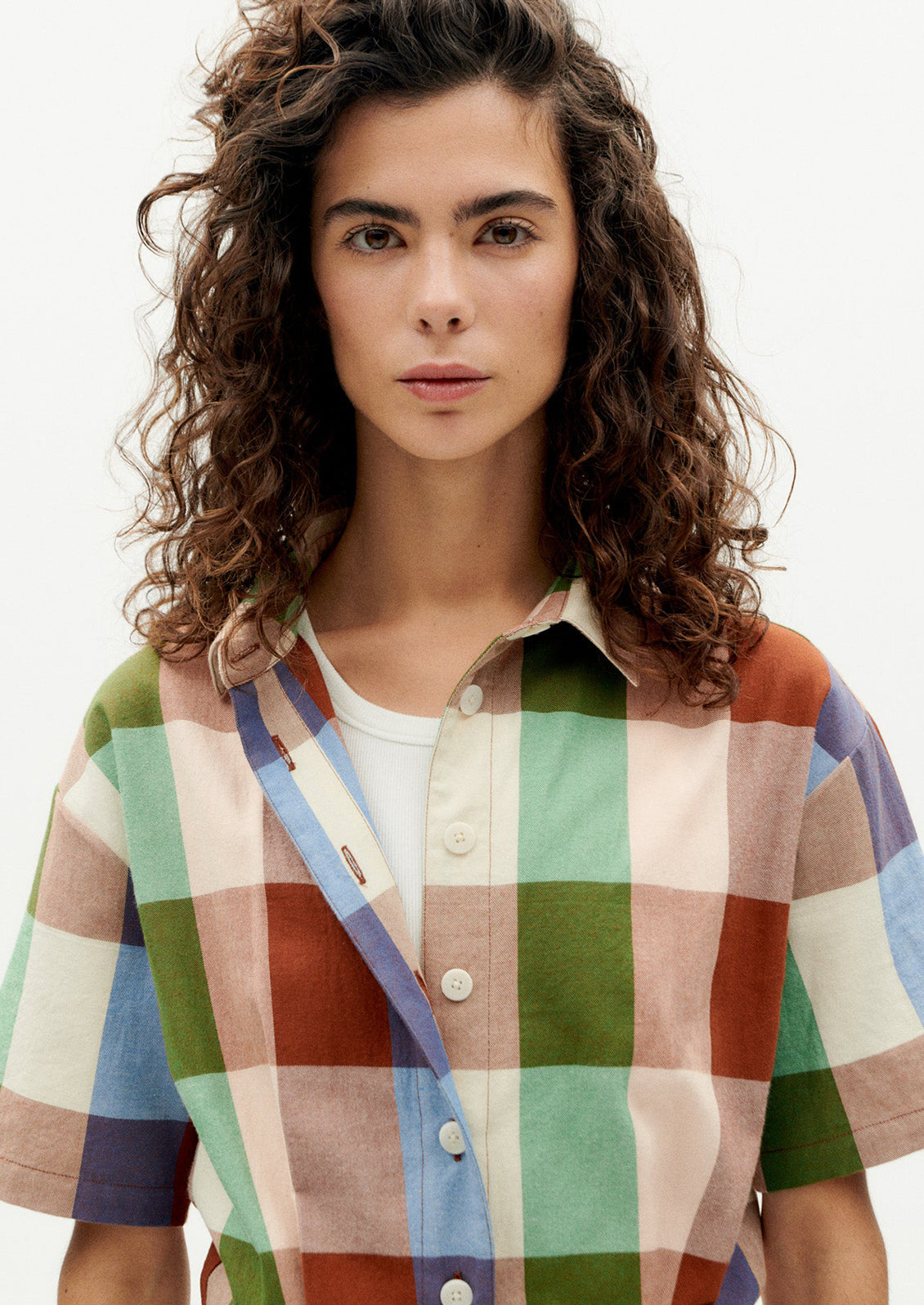 Agata Jumpsuit in Multicolor Madras