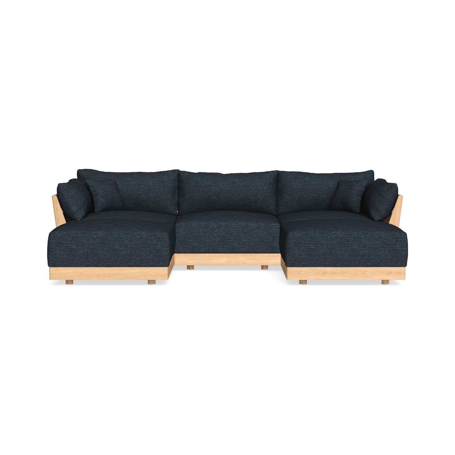 Slipcover Only - Modular Bondi 3-Seater U-Sectional in Baltic Blue