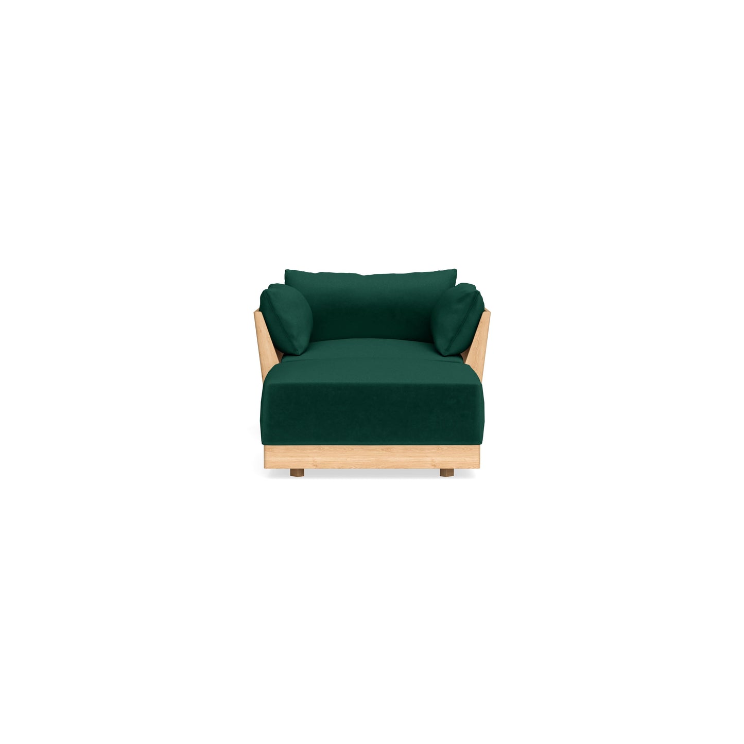 Slipcover Only - Modular Bondi Armchair + Ottoman in Evergreen