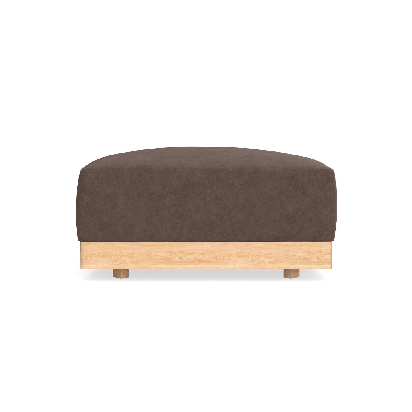 Slipcover Only - Modular Bondi Ottoman in Chocolate