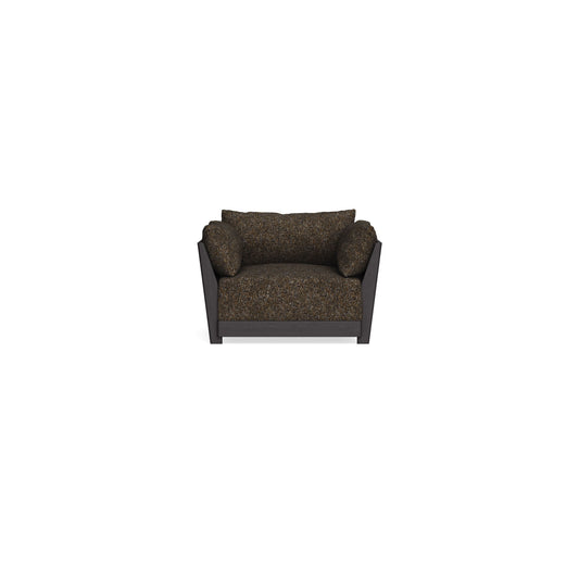 Modular Bondi Black Armchair in Phantom | Memory Foam Blend