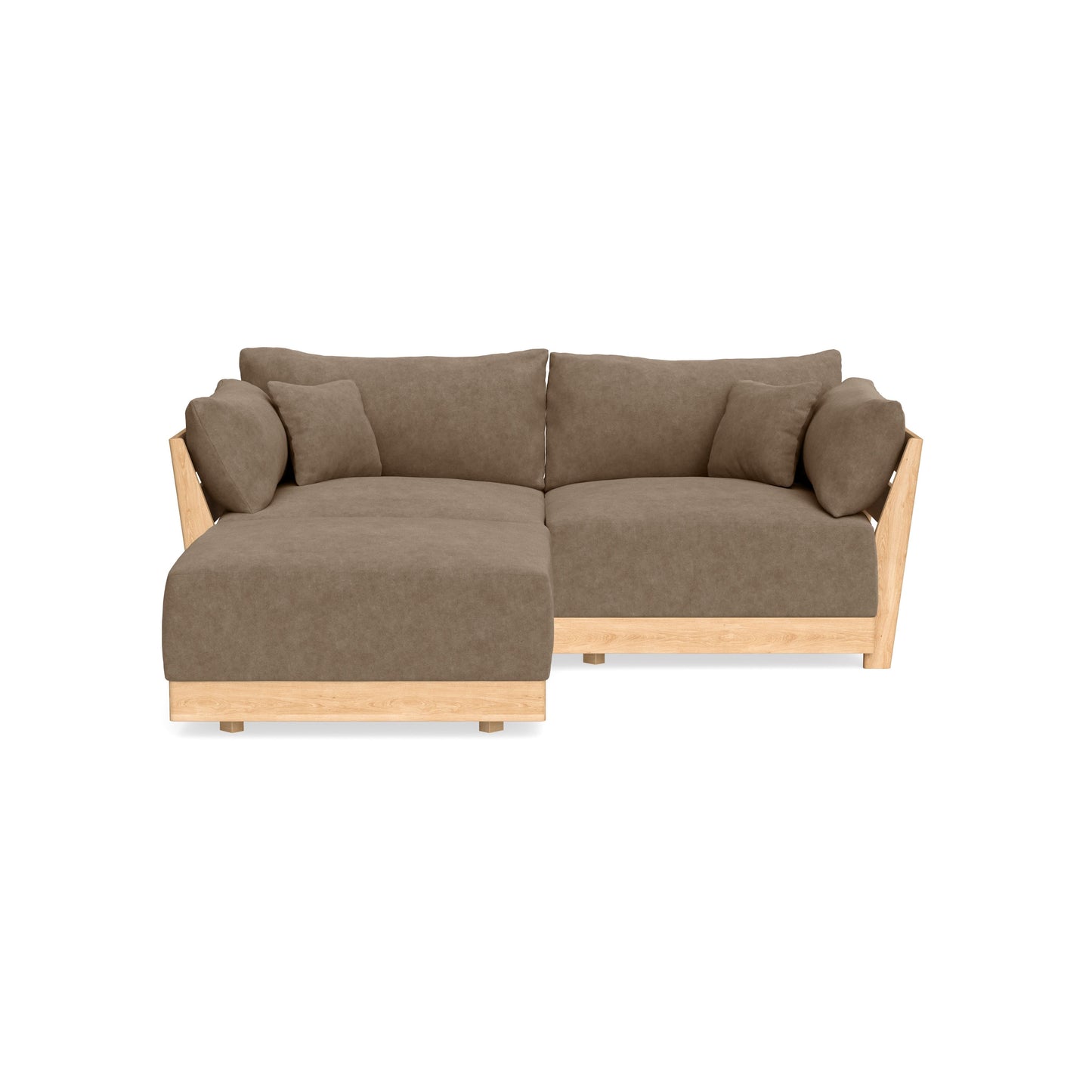 Slipcover Only - Modular Bondi 2-Seater Sectional in Coffee