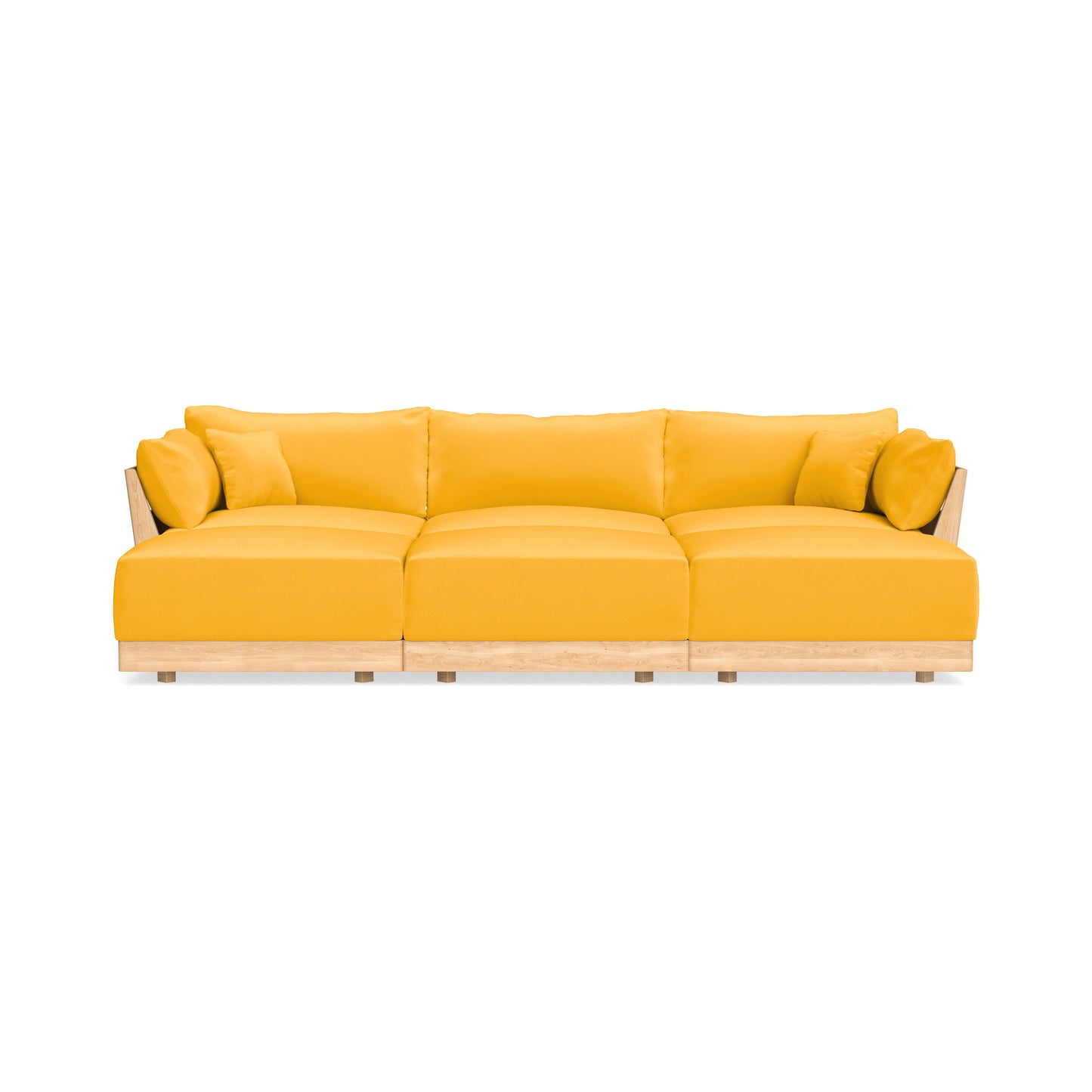 Slipcover Only - Modular Bondi 3-Seater Daybed Sofa Sectional in Marigold