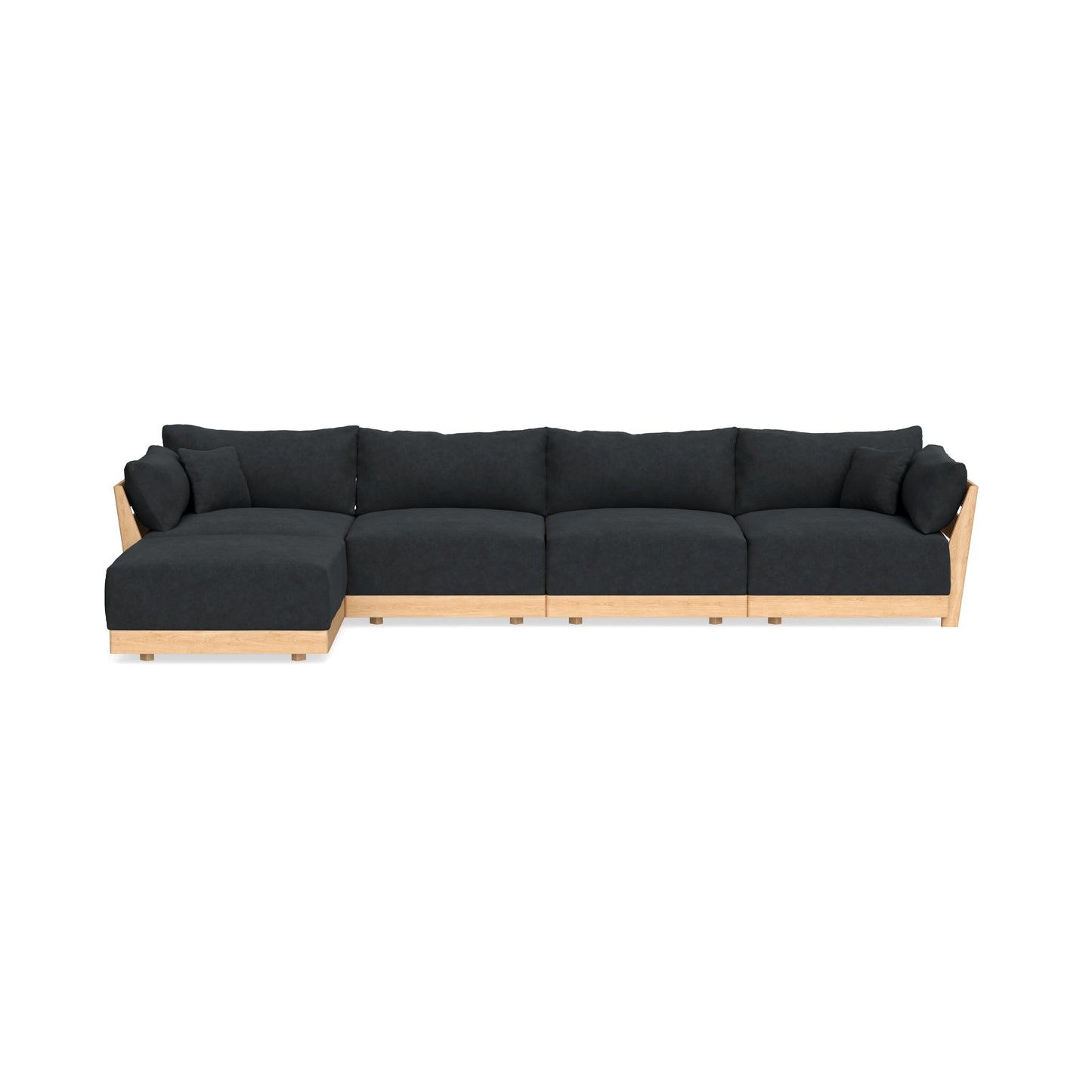 Slipcover Only - Modular Bondi 4-Seater Sectional in Coal