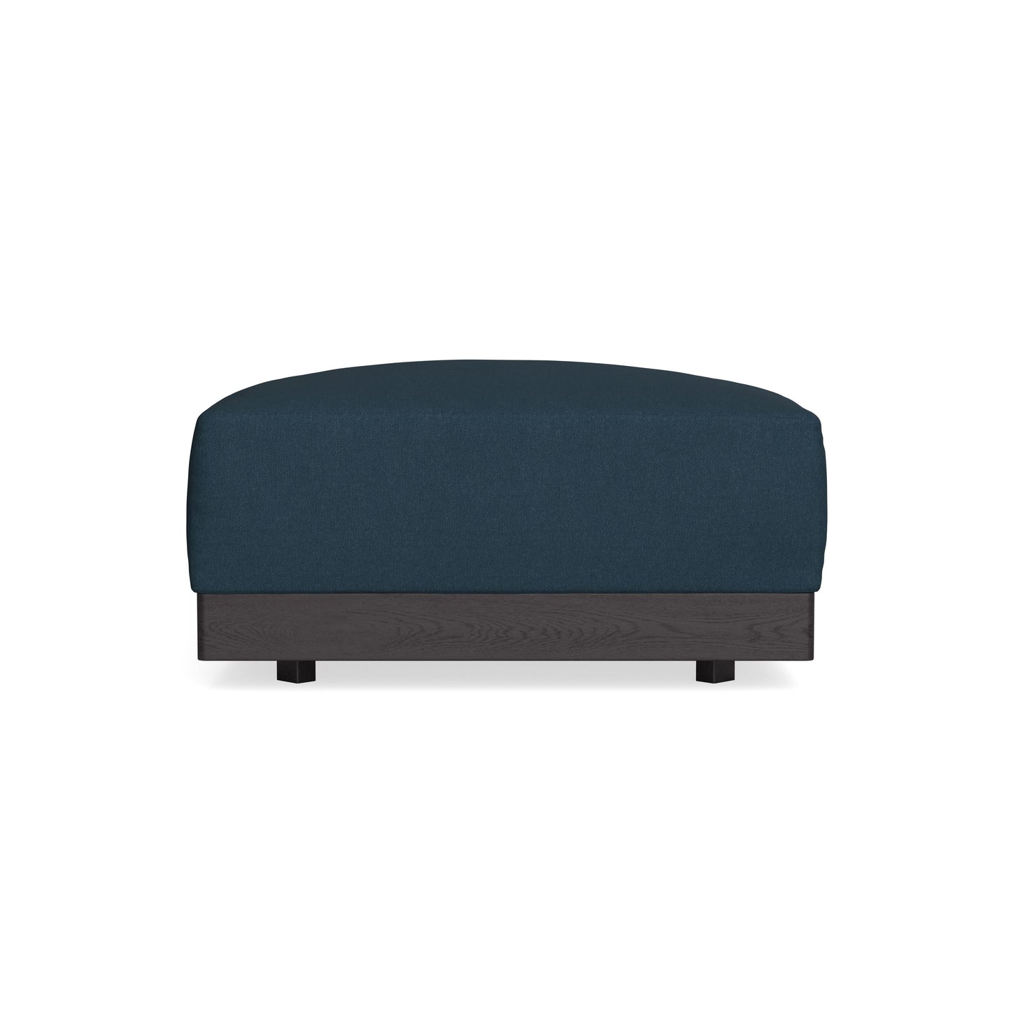 Modular Bondi Black Ottoman in Navy Blue | Classic Blend