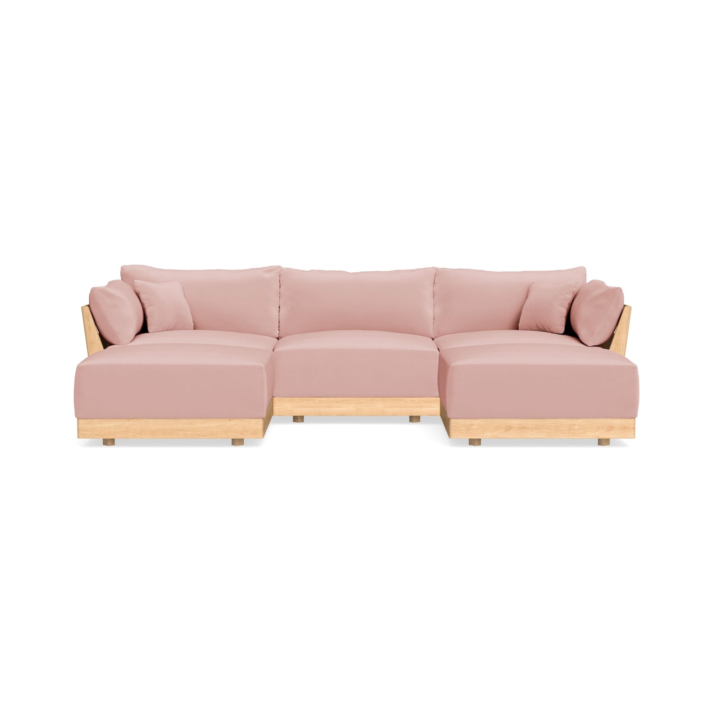 Slipcover Only - Modular Bondi 3-Seater U-Sectional in Powder Pink
