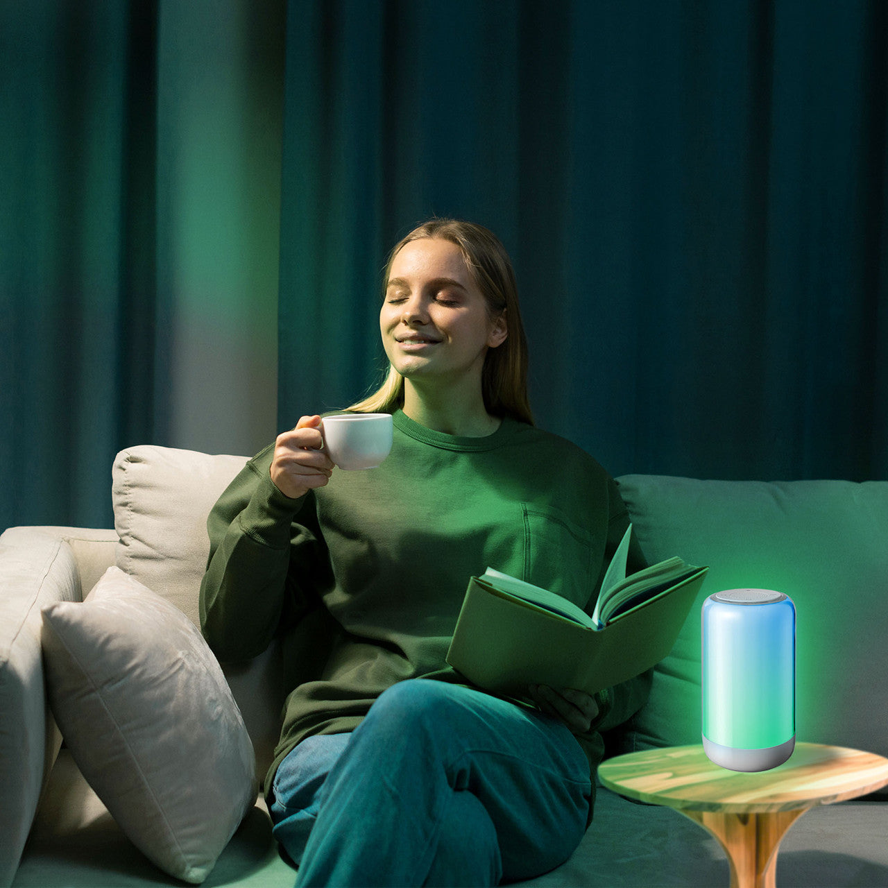 Laser Ambient Light Bluetooth Speaker (RGB)