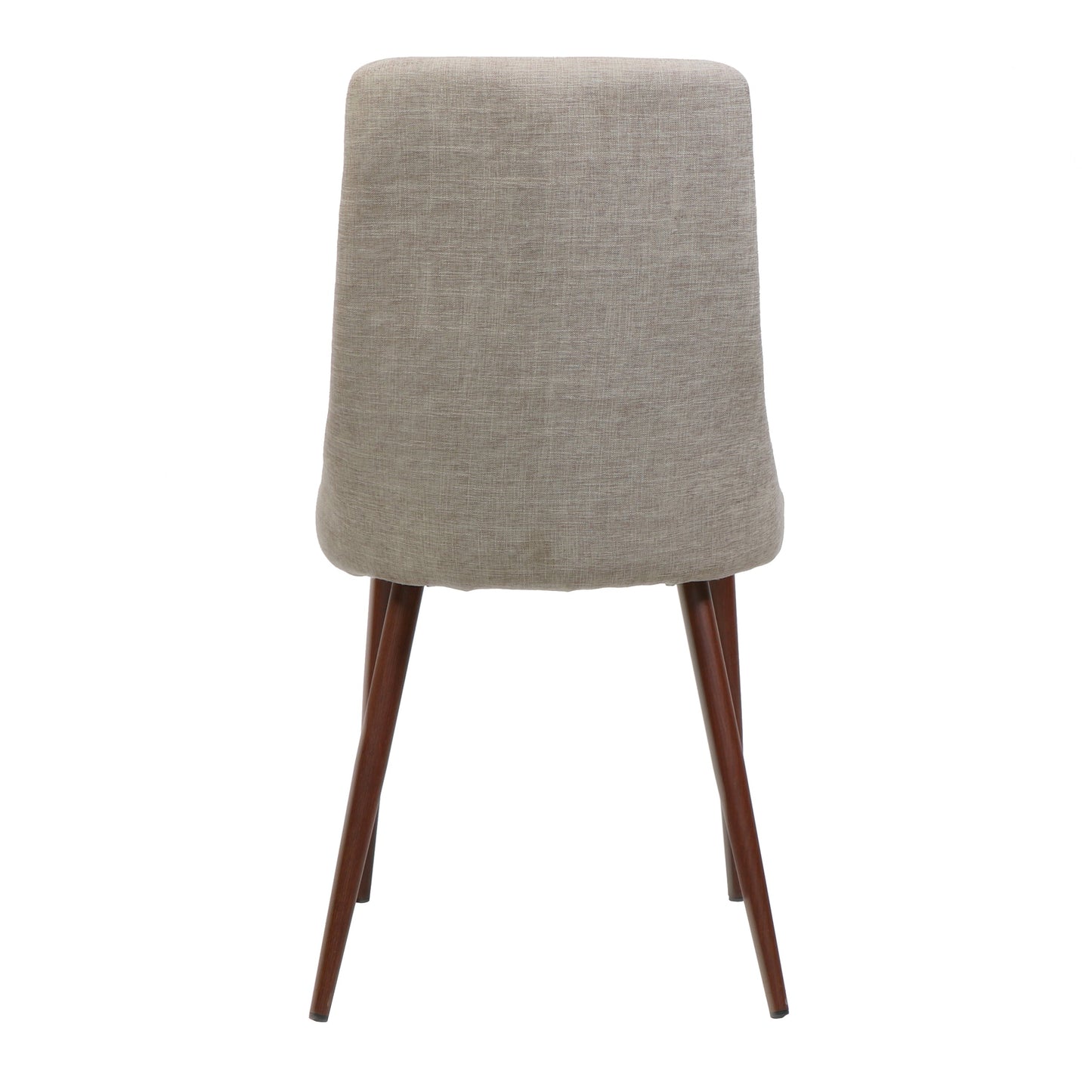 Psyche Upholstered Dining Chair with Wood Legs, Set of 2