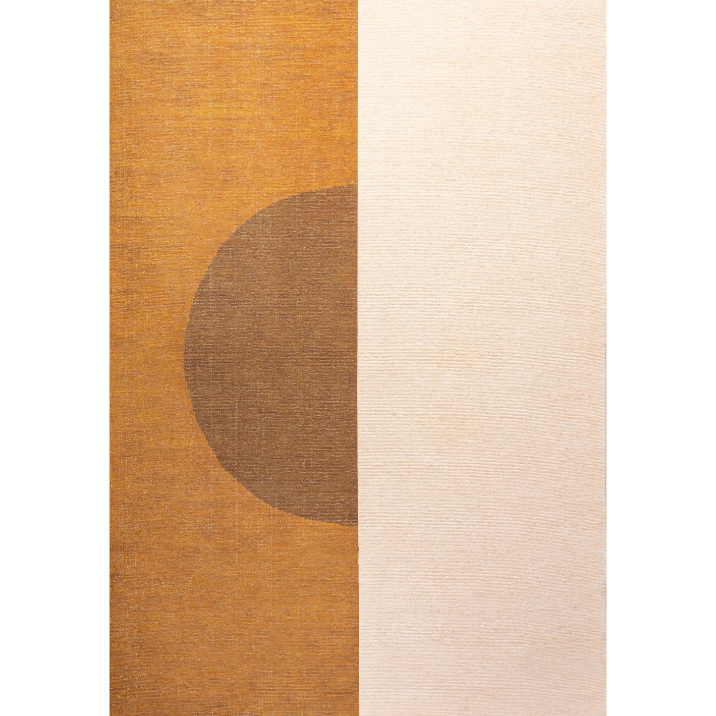 Demie Minimalist Graphic Circle Machine-Washable Area Rug