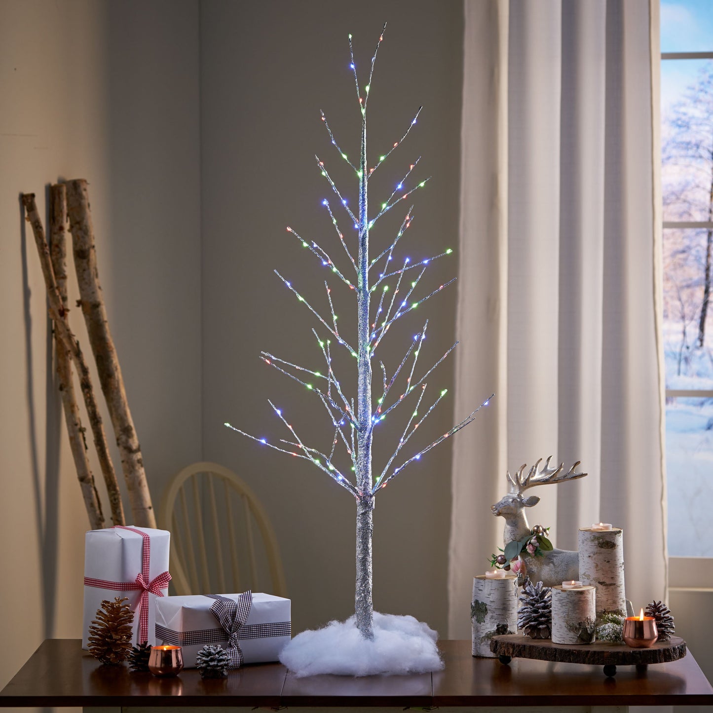 Zenra 4 ft Craft Paper LED Tree