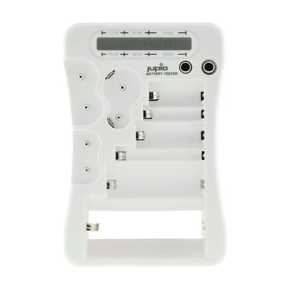 Jupio Battery Tester Suits CR123A/CR2/CR-V3/2CR5/CR-P2 (White)