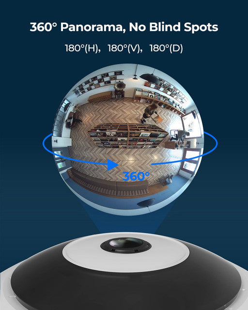 Reolink 6MP WiFi 360° Panoramic Fisheye Camera FE-W (White)