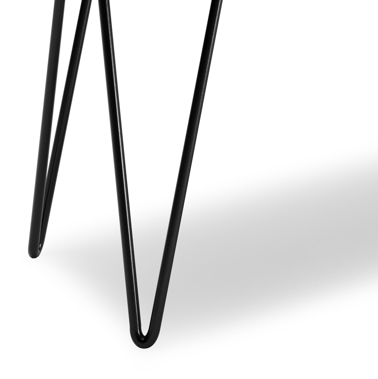 Bench with Hairpin Metal Legs