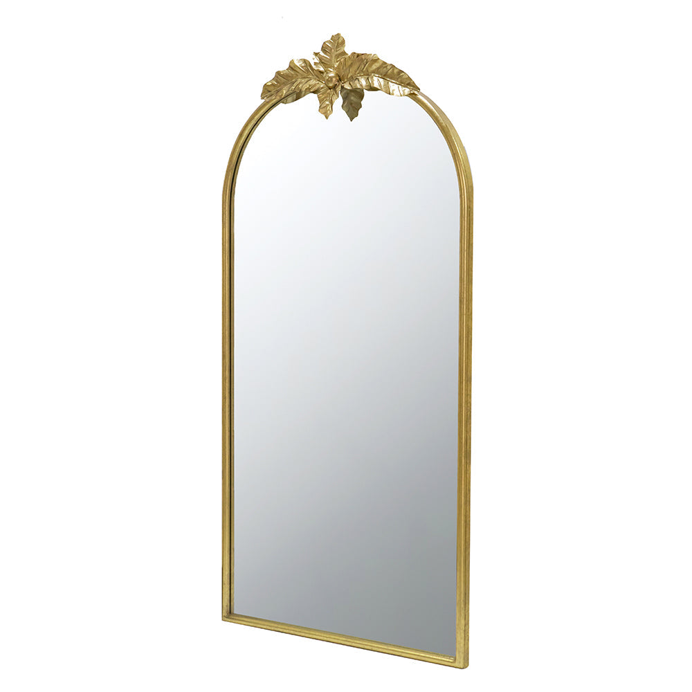 Wonderer Arched Wall Mirror with Metal Frame