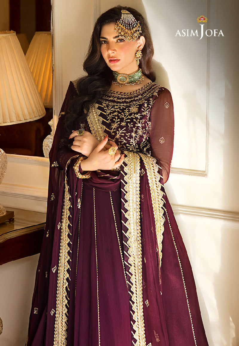 AJZS-05 EMBROIDERED CHIFFON 2 PCS
