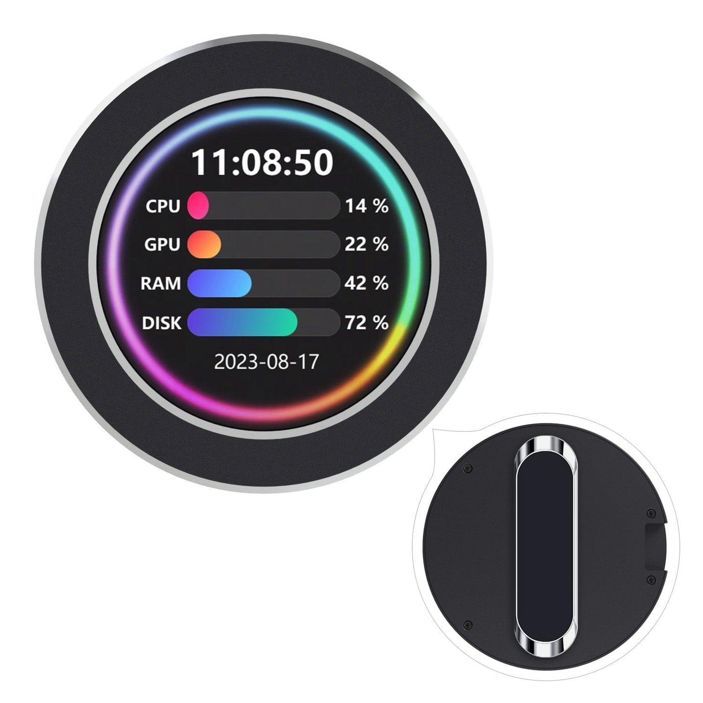 2.1" USB Monitor with AIO LCD Screen