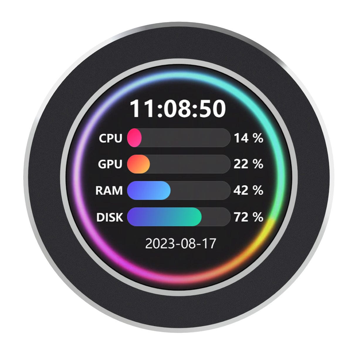 2.1" USB Monitor with AIO LCD Screen