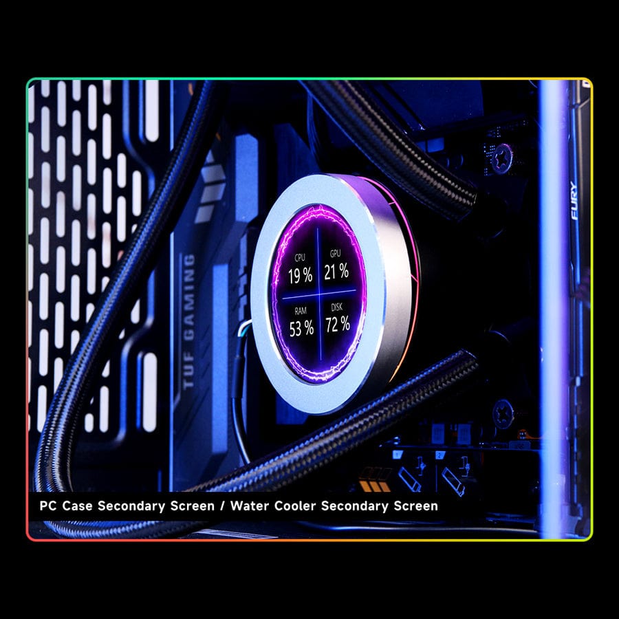 2.1" USB Monitor with AIO LCD Screen