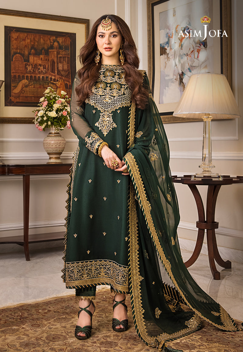 AJZS-04 EMBROIDERED CHIFFON 3 PCS