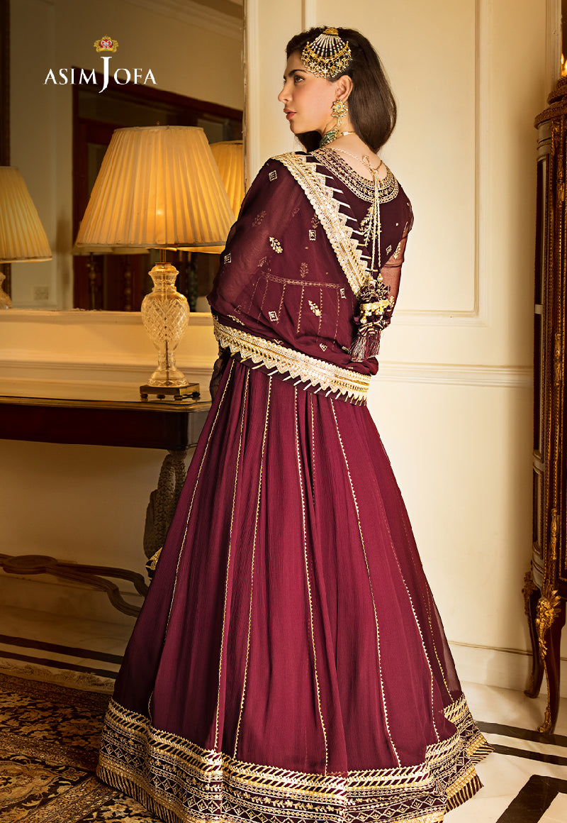 AJZS-05 EMBROIDERED CHIFFON 2 PCS