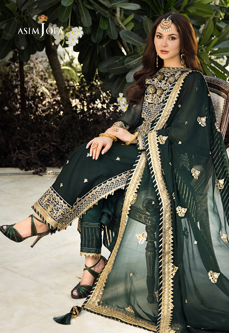 AJZS-04 EMBROIDERED CHIFFON 3 PCS
