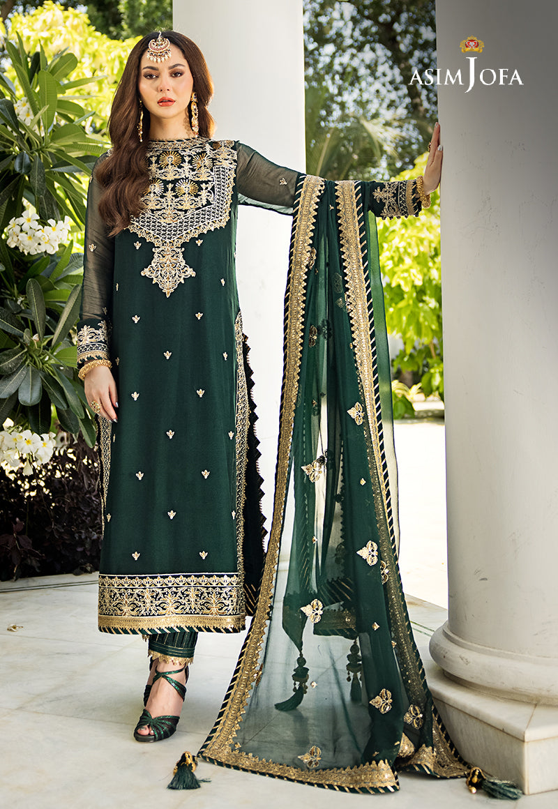AJZS-04 EMBROIDERED CHIFFON 3 PCS