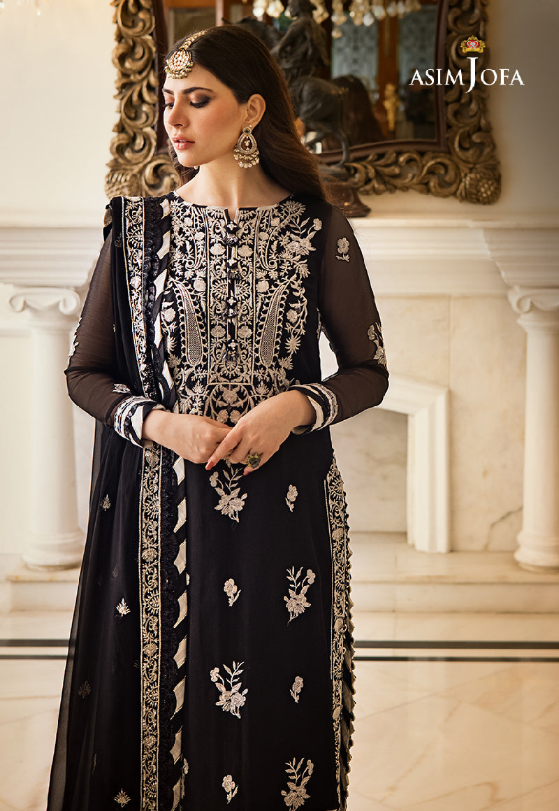 AJZS-02 EMBROIDERED CHIFFON 3 PCS